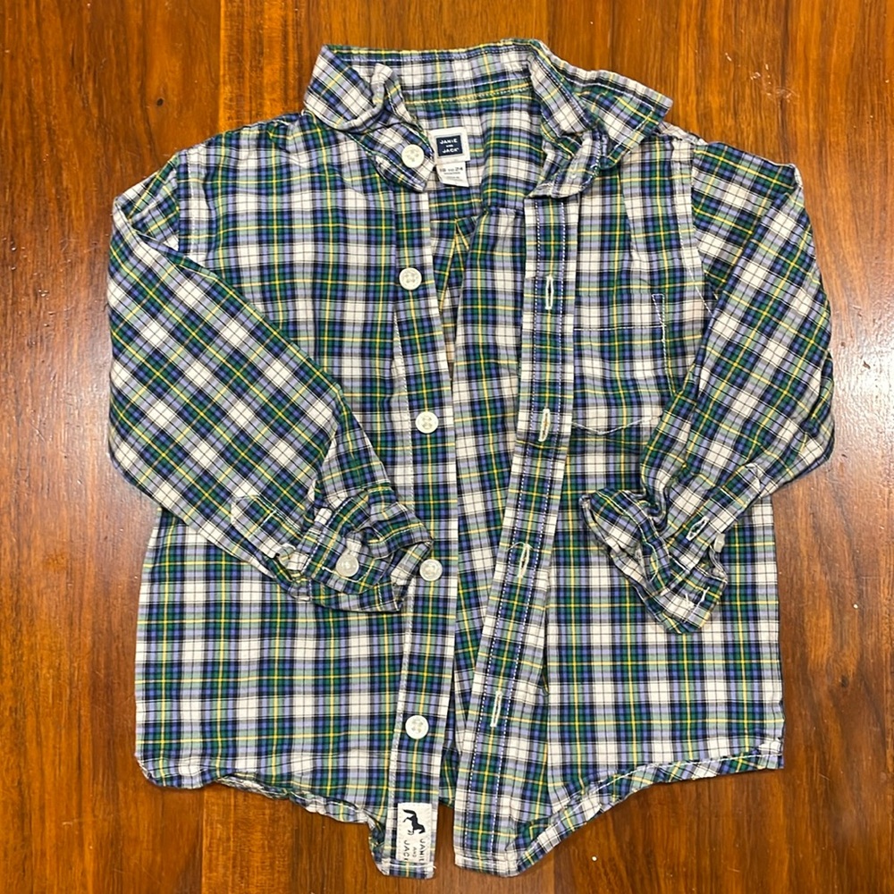 Janie & Jack | Plaid Buttondown